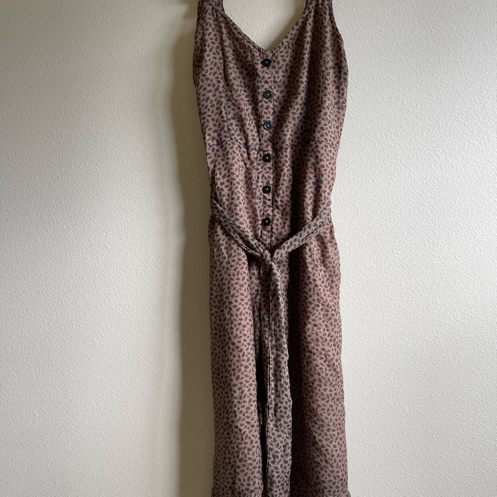 Brown Leopard Print MIDI
